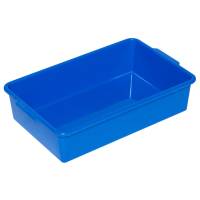 Tina Trolleys plastbakke 48x30x11cm blå