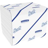 Kimberly-Clark Scott toiletpapir i ark 2-lags 18,6x11cm hvid