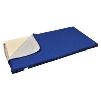 Techmaflex børnemadras betræk 47x115x5cm blå