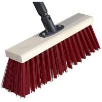Vikan Classic Fejekost medium med socket 38,50cm træ-rød