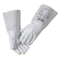 THOR Tig gedeskindshandske str.11 tigsvejse hvid