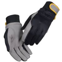 THOR Driver all-round handske 11 syntetisk læder burrebånd grå
