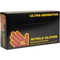 Boisen Safety Ultra Sensitive nitril engangshandske pudderfri XL sort