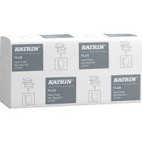 Katrin Plus håndklædeark 2-lags Z-fold 25,5x20,3cm 8,5cm hvid 100% nyfiber