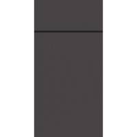 Duniletto bestikserviet 1/8 fold 48x40cm airlaid granit