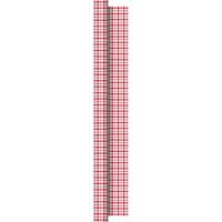 Dunicel rulledug 25mx118cm flerfarvet Giovanni rød/hvid ternet