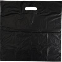 Bærepose 30 liter LDPE/genanvendt 45x45cm sort
