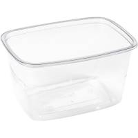 Gastro salatskål 14x10x8cm 750ml RPET  klar