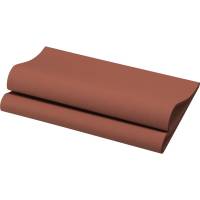 Dunisoft middagsserviet 1/4 fold 40x40cm chestnut brun