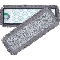 Puri-Line Heavy scrub moppe 40cm lommer 50% Svanemærket genanvendt grå