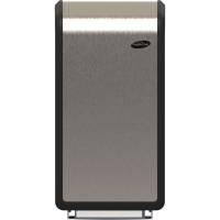 Hagleitner toiletrulle dispenser 16,7x17,9x32,9cm rustfrit st&aring;l til 2 toiletruller hybrid