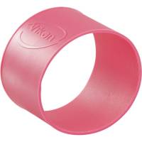 Vikan farvekodningsbånd til skaft Ø40mm gummi/silikone pink