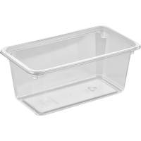 Plastbakke K2182-1G 18x10x7,5cm 895ml APET 1-rums klar