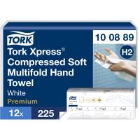 Tork Xpress H2 Premium håndklædeark 2-lags Z-fold 100889 hvid