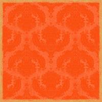 Dunicel stikdug Royal Sun Orange 84x84cm flerfarvet