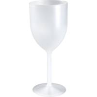 Gastro vinglas 18,5cm Ø7,6cm 18cl 30cl PP til flergangsbrug frosted hvid