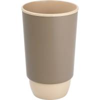 Gastro kaffebæger 13cm, Ø7,9cm 400ml 420ml PP 12 oz til flergangsbrug brun