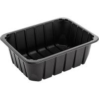 Plastbakke P 78-75A 22x17,1x7,5cm 1925ml PP 1-rums sort