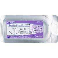 Chirasorb Sutur 75cm Polyglactin 910 USP 2/0 DS 30mm resorberbar violet sterilengangs