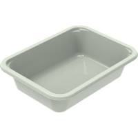 Plastbakke 765ml evolve CPET 1-rums standard serie biret hvid