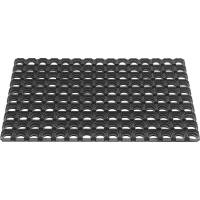 Ringgummimåtte 80x60x2,2cm gummi sort
