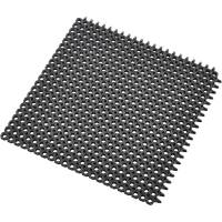 Modulmåtte 50x50x1,2cm gummi sort