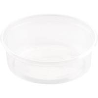 Duni portionsbæger 101x101x30mm 125ml PP Delipack rund klar