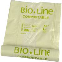 Bio-Line Biosæk 120 liter 80x110cm  klar grøn