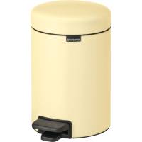 Brabantia newIcon Pedalspand pulverlakeret stål 3 liter gul