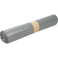 Affaldssæk 100 liter LDPE/genanvendt 70x110cm klar-grå
