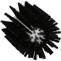 Vikan rørbørstehoved 16cm Ø9cm polyester/PP/rustfrit stål medium sort