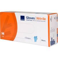 Undersøgelseshandske Classic Protect M nitril pudderfri blå