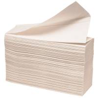 Care-Ness Excellent Plus Håndklædeark 2-lags W-fold 100% nyfiber hvid