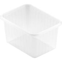 Duni salatbæger 14x10,6x8,5cm 750ml PP klar