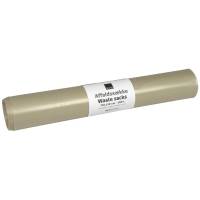 Affaldss&aelig;k 100 liter LDPE/genanvendt 55my 70x110cm klar