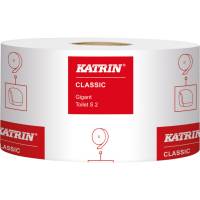Katrin Classic jumborulle 2-lags hylse 60mm mini 200m 1.600ark hvid