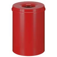 Affaldsspand til indendørs brug selvslukkende rød 30 l