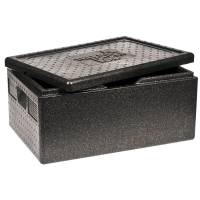 Termokasse 1/1 GN EPP 1-rums vandt&aelig;t 60x40x33cm 48 liter sort