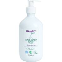 Bambo Nature Hair & bodywash uden farve og parfume 500ml