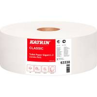 Katrin Classic Jumborulle 2-lags Midi 380m x 9,8cm, Ø27cm hvid