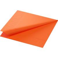Duni frokostserviet 2-lags 1/4 fold 33x33cm papir sun orange