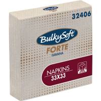 Bulkysoft Havana frokostserviet 2-lags 1/4 fold 33x33cm sand