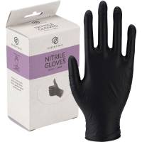 Essentialz engangshandske str. XL nitril pudderfri sort 20 stk
