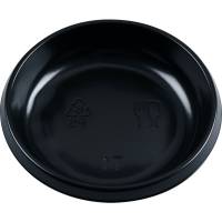 Soyaskål 1 cm – Ø 7,8 cm – Sort PS plast
