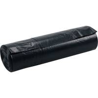 Containersæk 240 liter LDPE/genanvendt 124x151cm sort