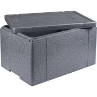 Termokasse 60x40x32cm EPS 1-rums standard 1/1 GN grå