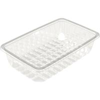 Kødbakke K 81-60S 26,3x16,4x5,9cm 1850ml APET klar