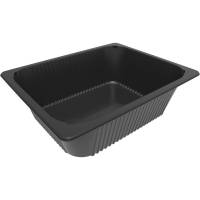 Plastbakke 32,8x26,7x10cm 5850ml PP 1-rums sort