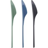 Essentialz kniv 18,6cm PP til flergangsbrug flerfarvet, 12 stk pr pose