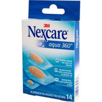 Nexcare hæfteplaster Aqua 360 PU/acrylat 3 ass størrelser